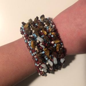 NWOT Multi-Color beaded bracelet